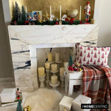 Jolly Tree - Red Jacquard Decorative Lumbar Cushion Cover