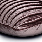 Mystic Mauve - Velvet Mauve Decorative Bed Runner and Cushion Cover
