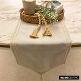 Eleganza - Ivory Jute Linen Decorative Table Runner