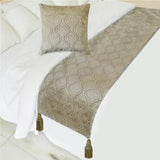 Plush Reverie Decorative Bed Runner and Cushion Cover