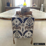 Atushi - Beige Linen Decorative Table Runner