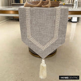 Pearl Coast - Beige Jute Decorative Table Runner