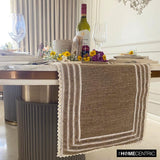 Jute Table Charm - Beige Jute Decorative Table Runner