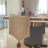 Jute Vibes - Beige Jute & Cotton Decorative Table Runners