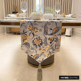 Merlin - Grey Satin Decorative Table Runner