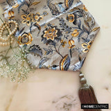 Merlin - Grey Satin Decorative Table Runner