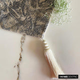 Silvery Stardust - Silver Jacquard Decorative Table Runner