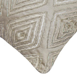 Aether - Jacquard Gray Decorative Bed Runner and Cushion Cover