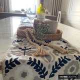 Atushi - Beige Linen Decorative Table Runner