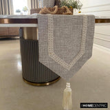 Pearl Coast - Beige Jute Decorative Table Runner