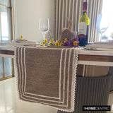 Jute Table Charm - Beige Jute Decorative Table Runner