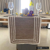Jute Table Charm - Beige Jute Decorative Table Runner