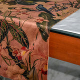 Fauna Flow - Brown Velvet Decorative Table Runner