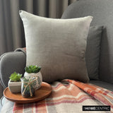 Brown Velvet Throw Cushion Cover - Velvet Choco Jules