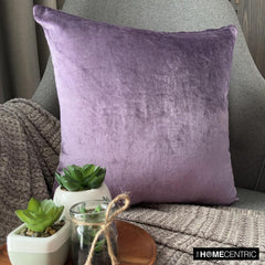 Purple Velvet Throw Cushion Cover - Velvet Purple Jules