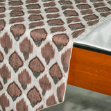 Untamed Grace - Brown Cotton Decorative Table Runner