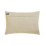 Graphite Grid - Gray Velvet  Lumbar Cushion Cover