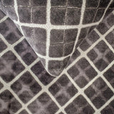 Velvet Crossroads - Velvet Gray Decorative Bed Runner and Cushion Cover