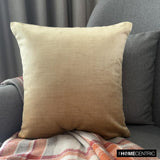 Brown Velvet Throw Cushion Cover - Velvet Choco Jules