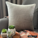 Brown Velvet Throw Cushion Cover - Velvet Choco Jules