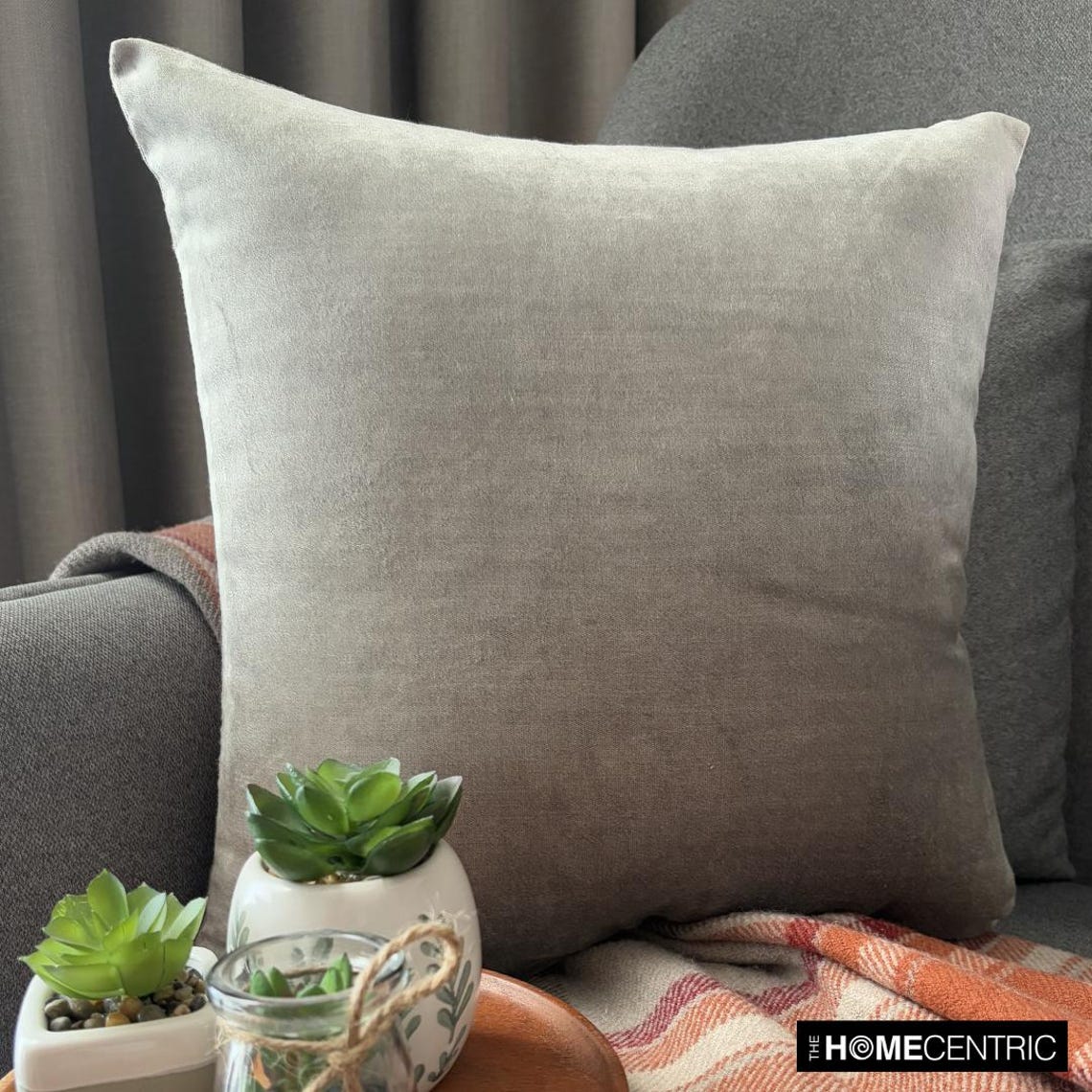 Velvet Choco Jules Throw Cushion Cover