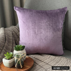 Purple Velvet Throw Cushion Cover - Velvet Purple Jules