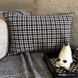 Monochrome Hound Lumbar Pillow Cover