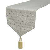 Silver Crest Decorative Table Runner
