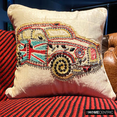 Vinatge Rider Throw Cushion Cover