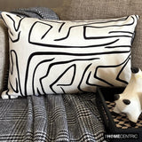 Abstract Mirage Lumbar Pillow Cover