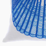 Oyster Bay - Blue Cotton Linen Throw Cushion Cover