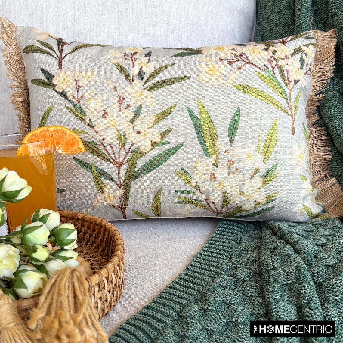 Daisy Drift Lumbar Pillow Cover