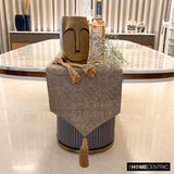 Baroque Gold - Gold Jacquard Decorative Table Runner