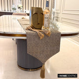 Baroque Gold - Gold Jacquard Decorative Table Runner