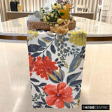 Wildflower Wave - Red Cotton Decorative Table Runner