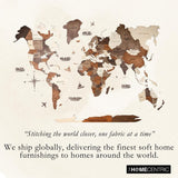 Coral Secrets - Red Cotton Linen Throw Cushion Cover