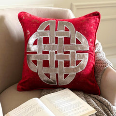 Greek Aphrodite Red Velvet Euro Sham Cover