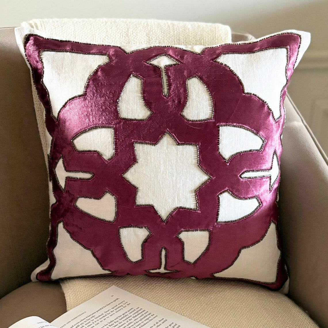 Hera Greek Throw Cushion Cover