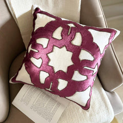 Rhea - Teal Blue Velvet Decorative Euro Sham
