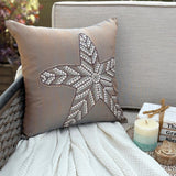 Starfish Sparkle - Two Tone Orange Purple Art Silk Throw Pillow Cover