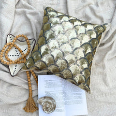 Singing Mermaid Throw Pillow Cover
