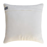 Navy & White Velvet Throw Cushion Cover - Vintage Plaid Navy