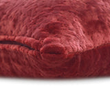 Red Velvet Throw Cushion Cover - Festive Rouge
