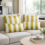 Chartreuse Satin Throw Cushion Cover Pack of 2 - Chartreuse Vertical