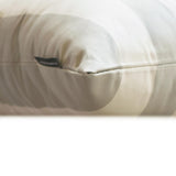 Sage Gray & Ivory Satin Throw Cushion Cover Pack of 2 - Sage Gray Vertical