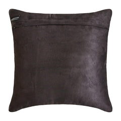 Brown & Grey Jacquard Throw Cushion Cover - Chevron Ridge