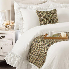 Trixee Decorative Bed Runner and Cushion Cover