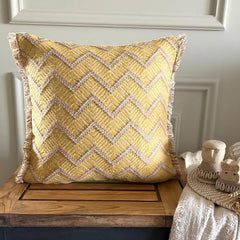Sunset Chevron Throw Cushion Cover