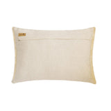 Beige Jacquard Lumbar Cushion Cover - Bareloom