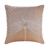 Fragrant Dream - Beige Cotton Linen Throw Pillow Cover